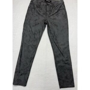 Express Women's Skinny Ankle Pants in a gray faux suede finish Sz 6R